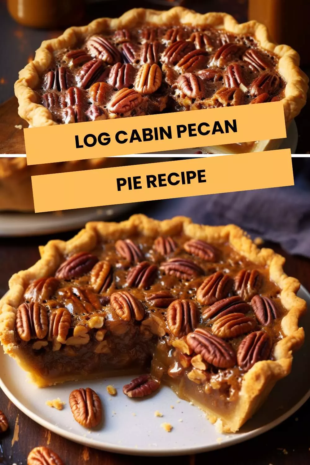 log cabin pecan pie recipe