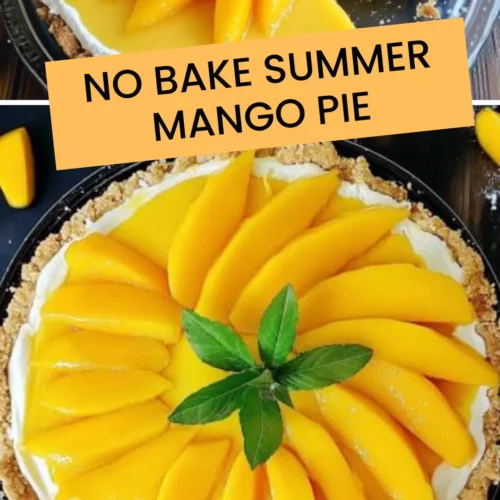 Best No bake summer mango pie