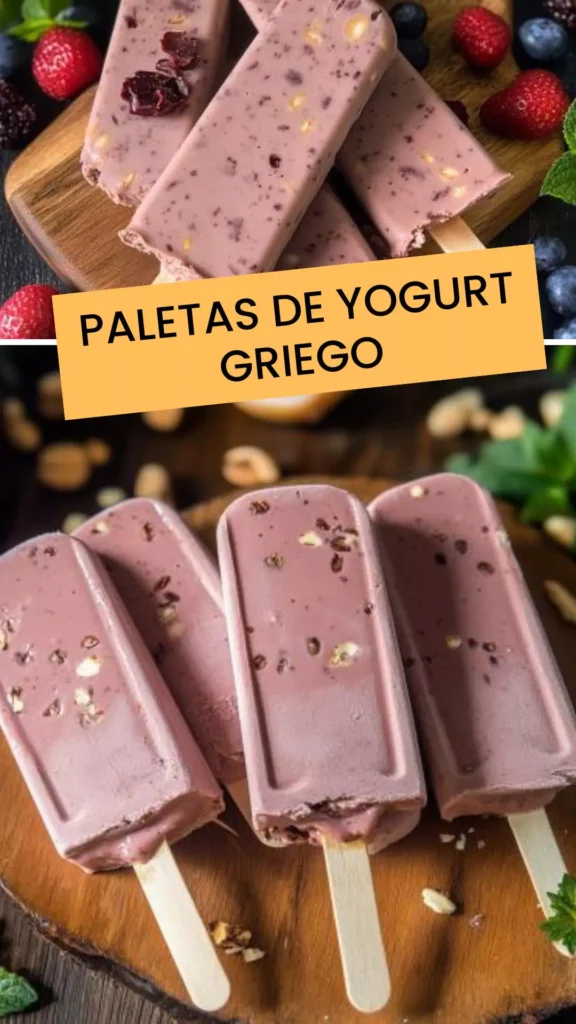 Best Paletas de yogurt griego
