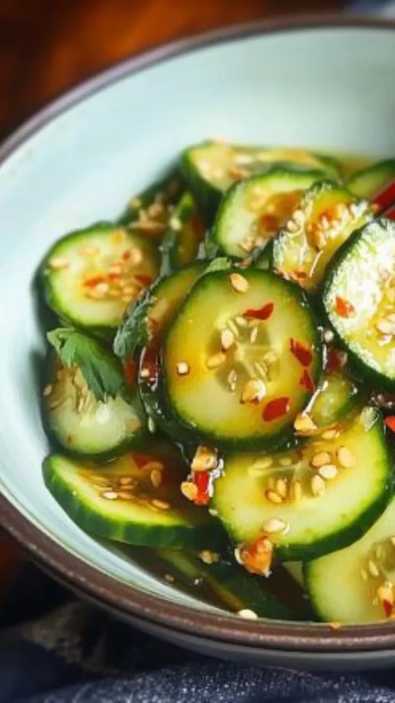 Easy Simple asian cucumber salad
