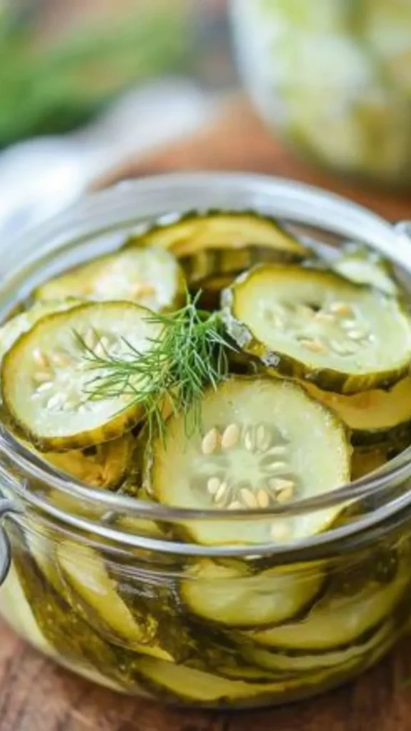 Homemade dill pickle chips recipe
