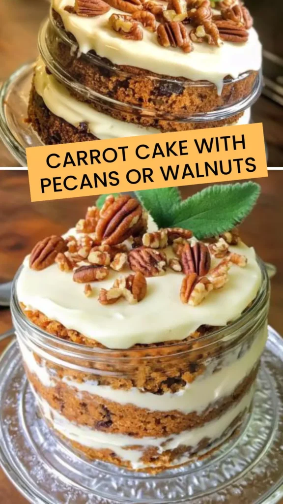 Best Carrot cake with pecans or walnuts
