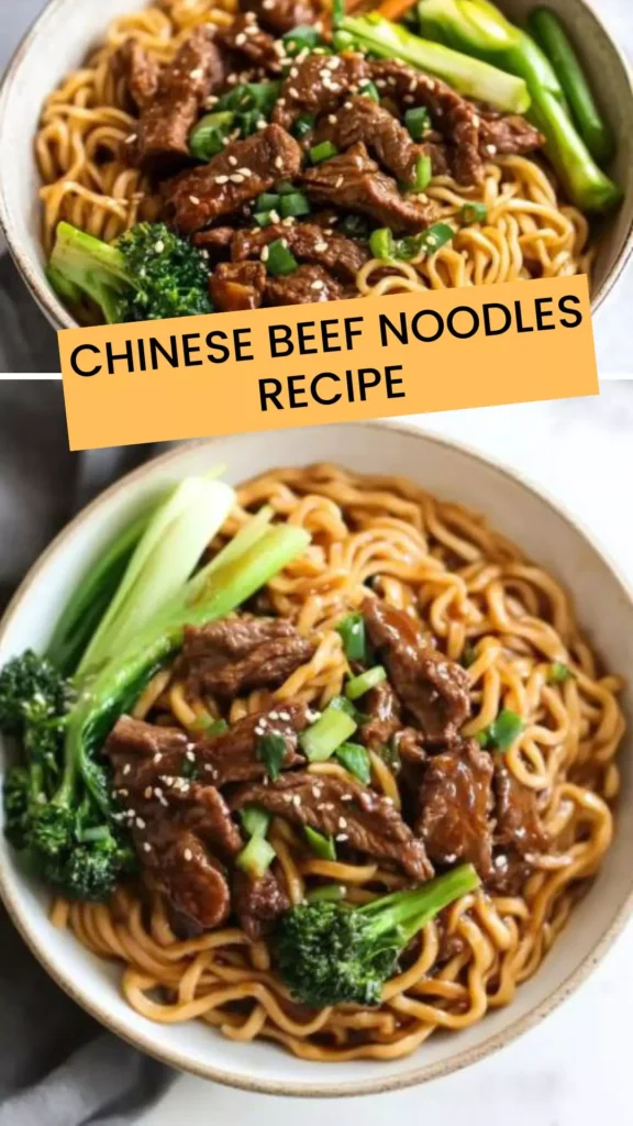 Best Chinese beef noodles recipe
