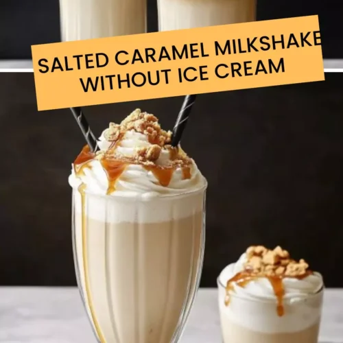 Best Salted caramel milkshake without ice cream