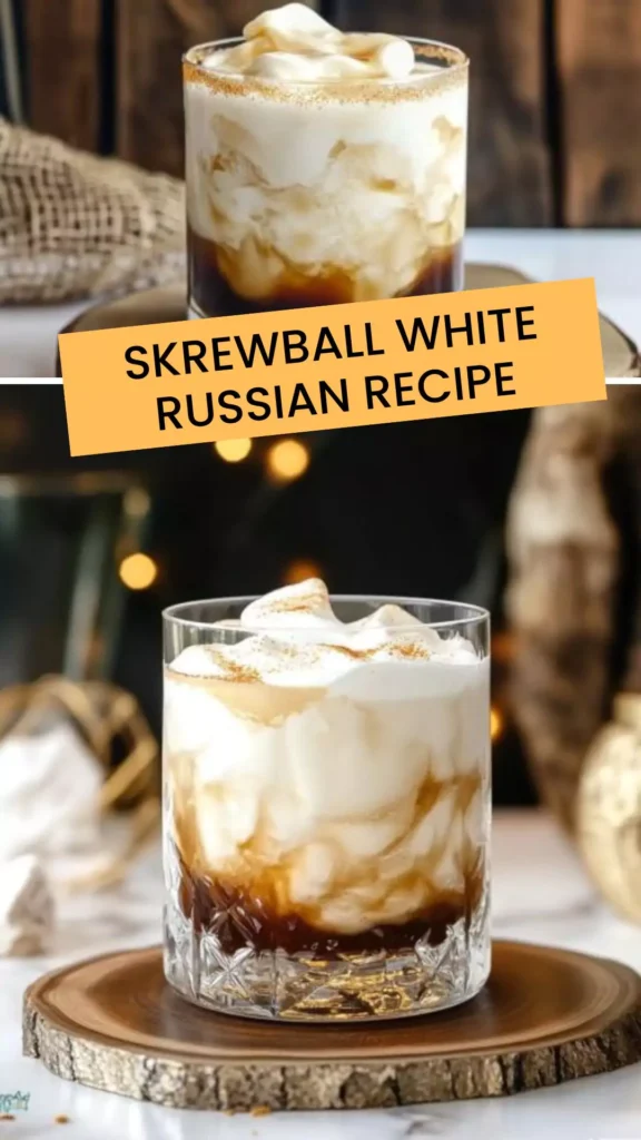 Best Skrewball white russian recipe
