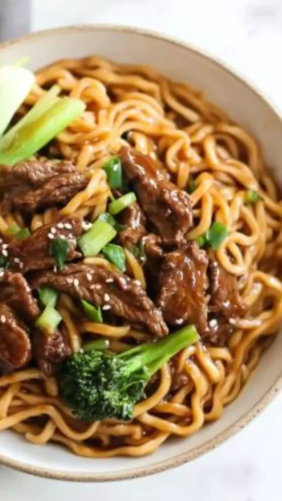 Easy Chinese beef noodles recipe