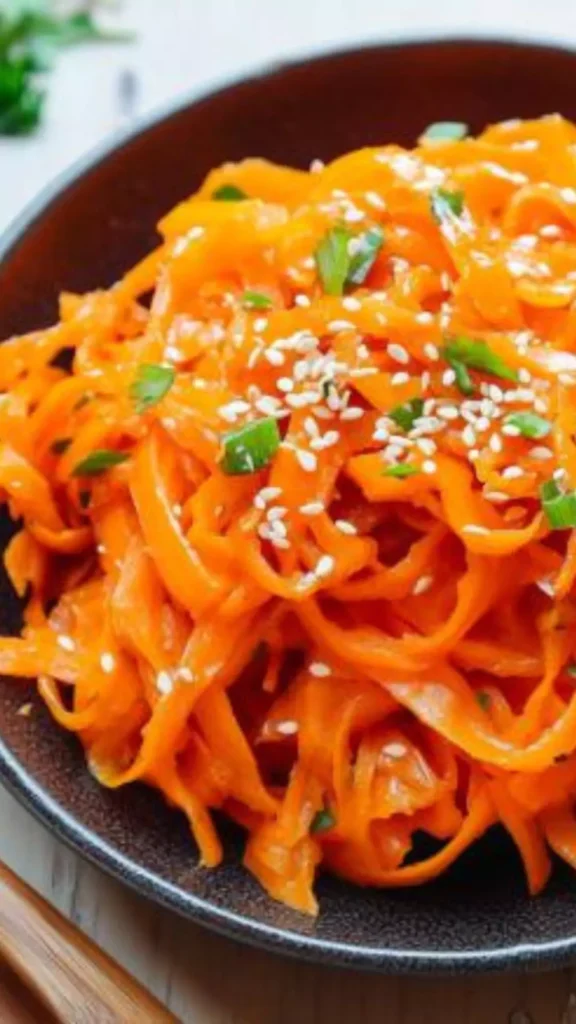 Easy Crispy carrot noodles