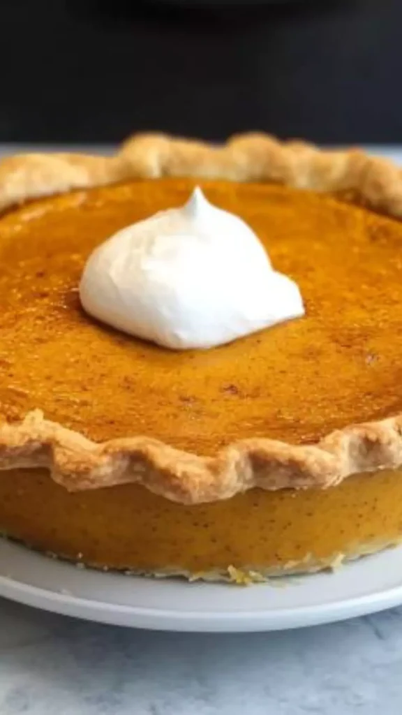 Pumpkin pie recipe with fresh pumpkin and condensed milk
