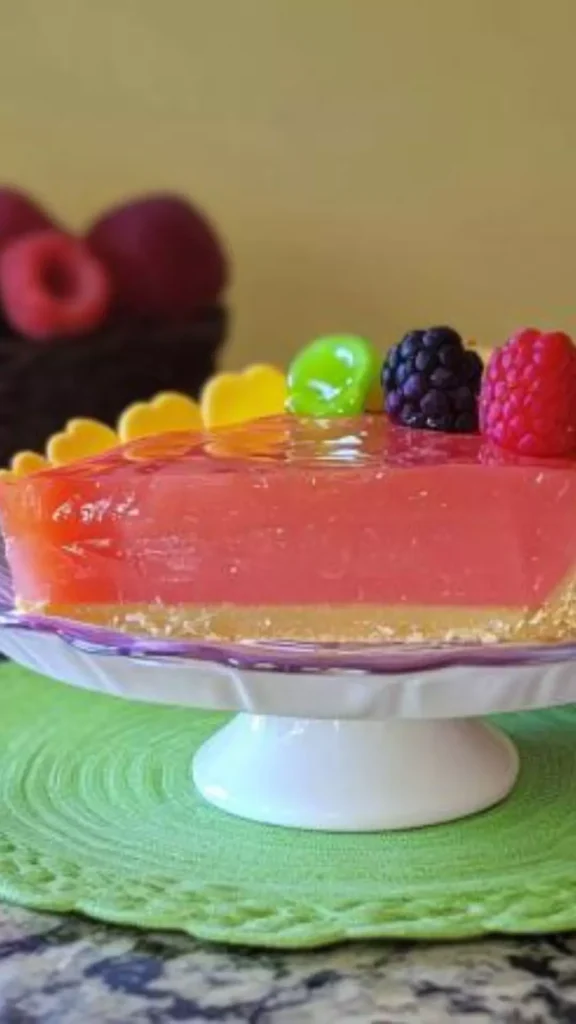 Easy Jello Light And Fruity Pie
