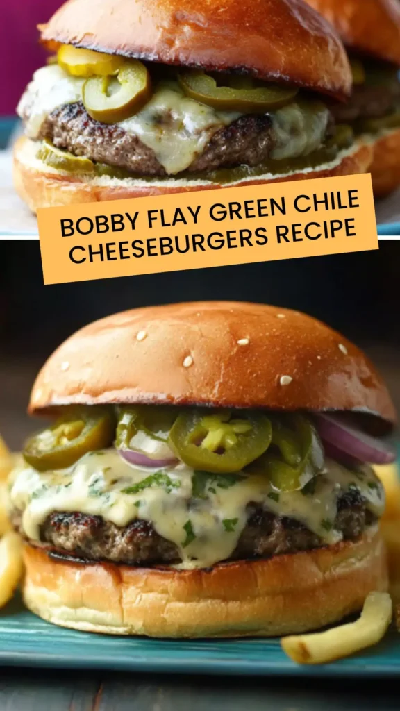 Best Bobby Flay Green Chile Cheeseburgers Recipe
