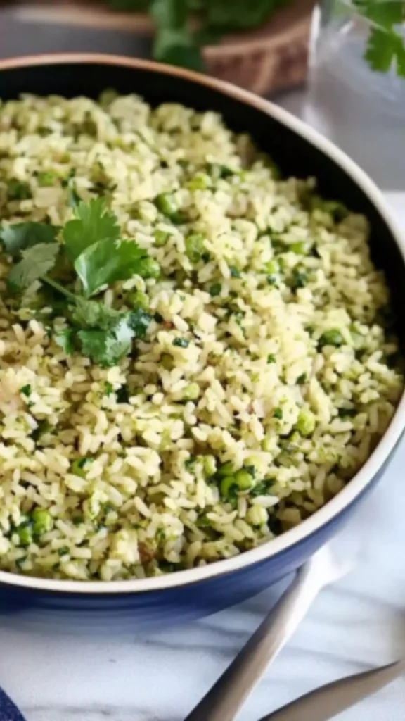 Easy Bobby Flay Green Rice Recipe
