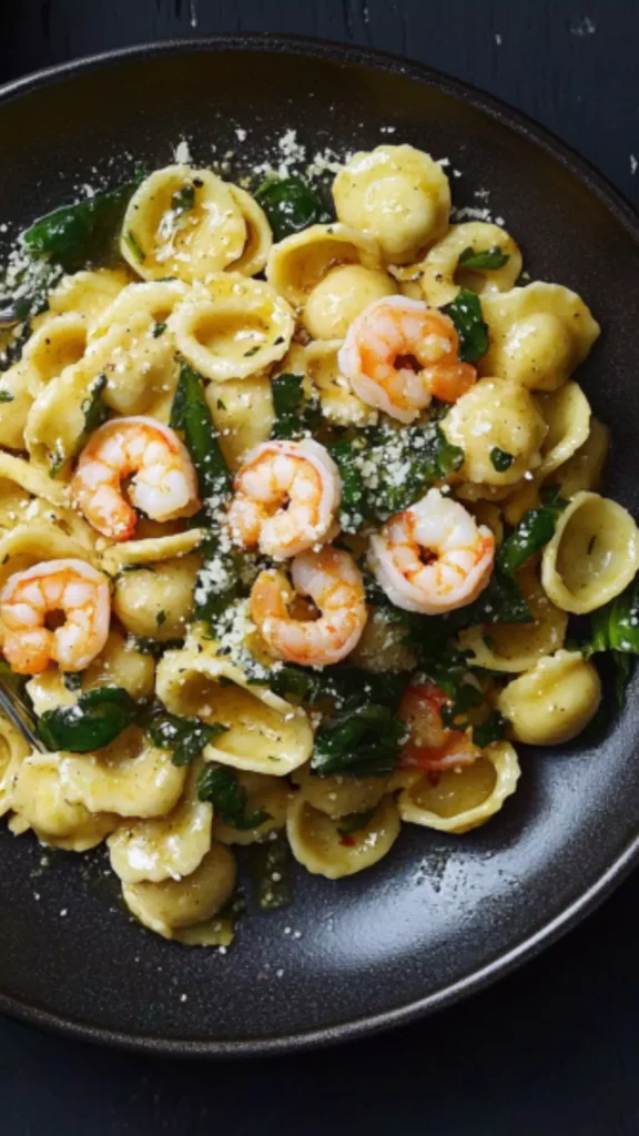 Easy Bobby Flay Shrimp Orecchiette Recipe