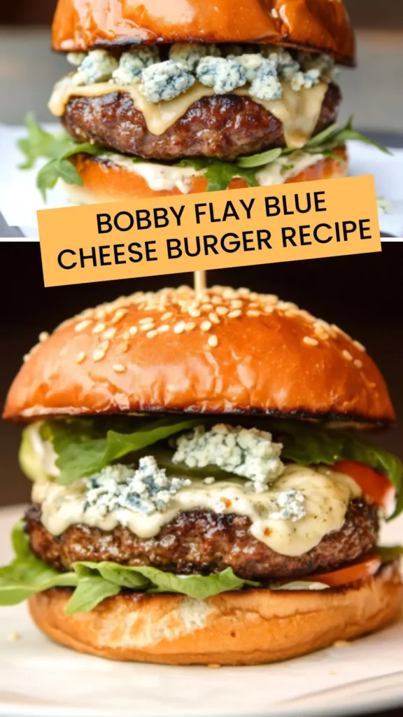 Best Bobby Flay Blue Cheese Burger Recipe
