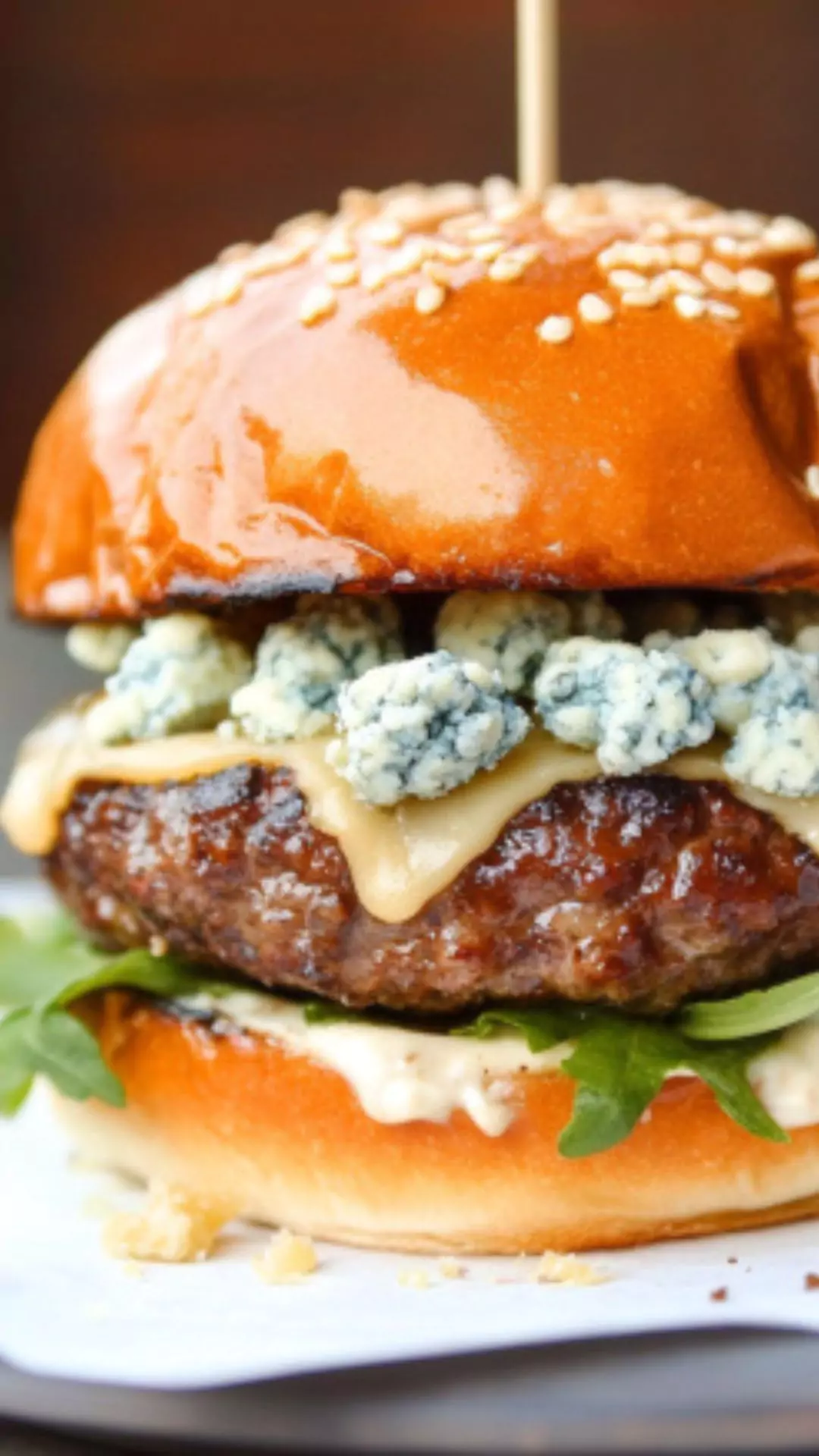 Easy Bobby Flay Blue Cheese Burger Recipe