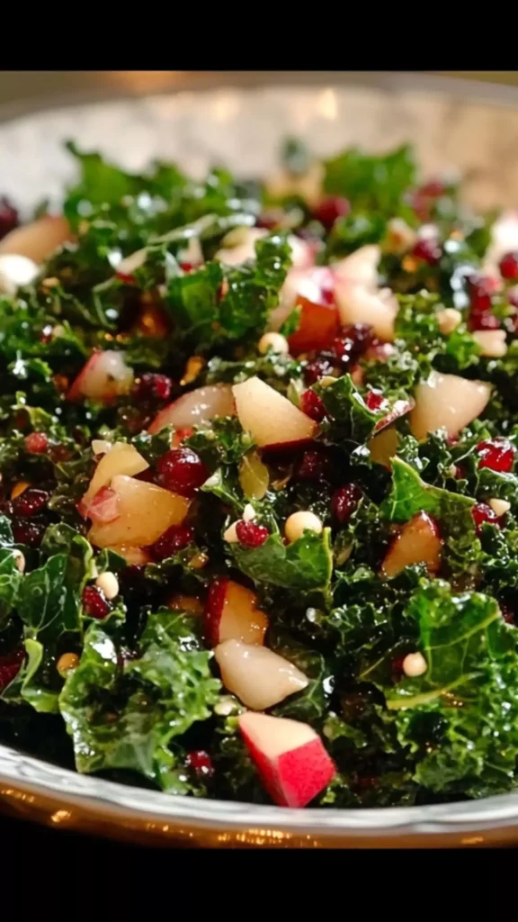 Easy Bobby Flay Kale And Pomegranite Molasses Salad Recipe
