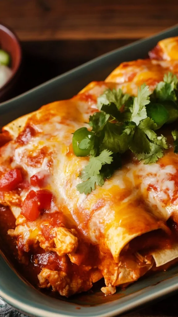 Easy Bobby Flay Chicken Enchiladas Recipe
