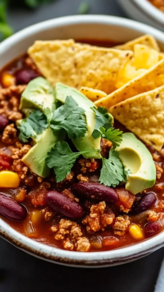 Easy Healthy Turkey Chili