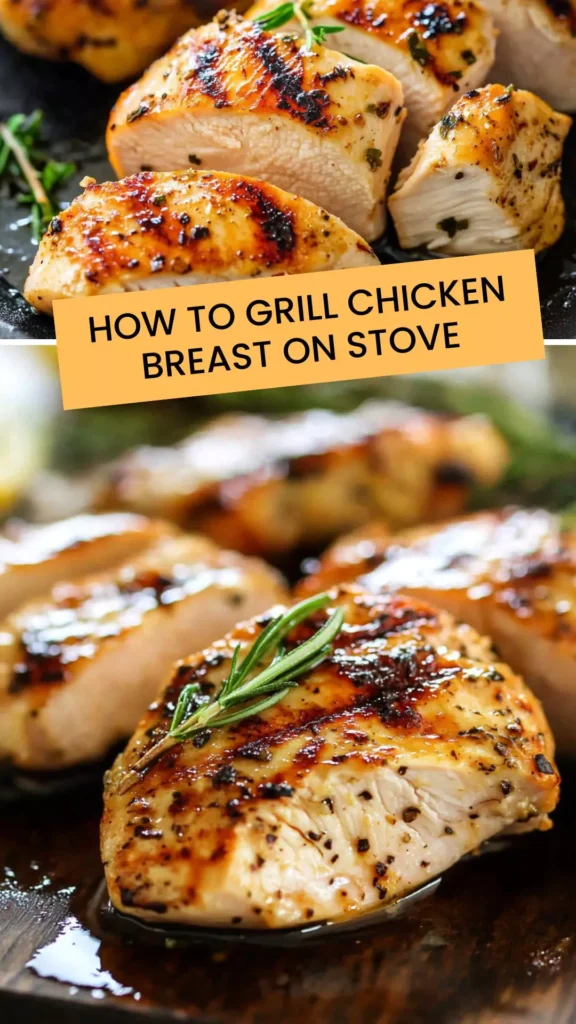 How To Grill Chicken Breast On Stove
