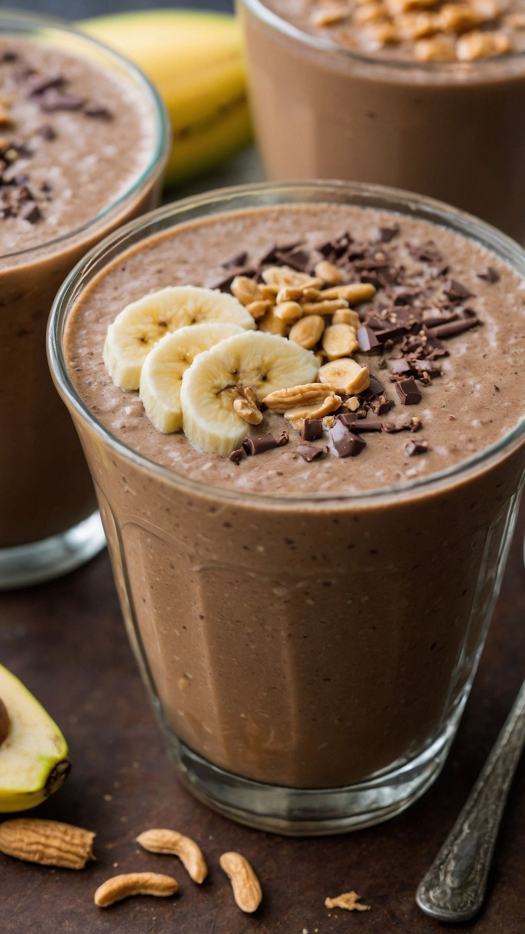 Chocolate Peanut Butter Banana Smoothie copycat Recipe Chocolate Peanut Butter Banana Smoothie copycat Recipe