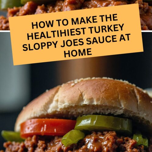 How To Make The Healtihiest Turkey Sloppy Joes Sauce At Home