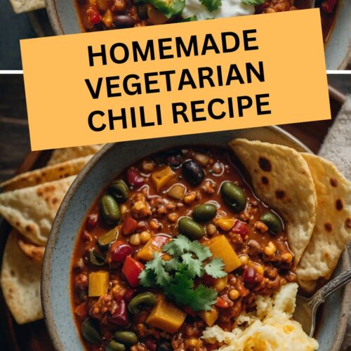 homemade vegetarian chili recipe