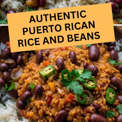 Authentic Puerto Rican Rice And Beans