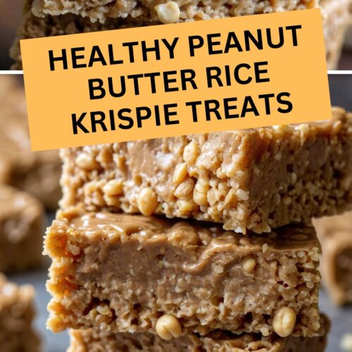 Healthy Peanut Butter Rice Krispie Treats