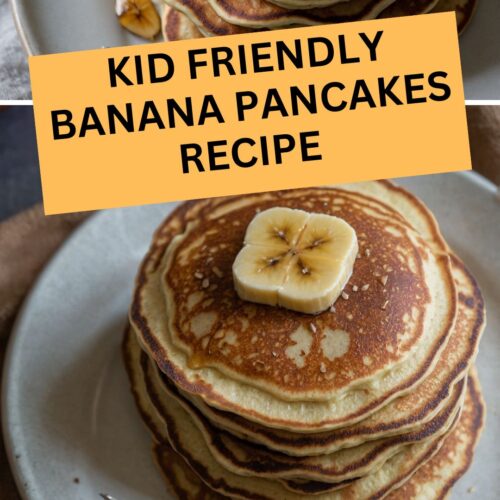 Kid Friendly Banana Pancakes Recipe