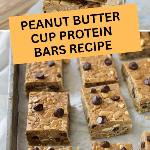 Peanut Butter Cup Protein Bars Recipe