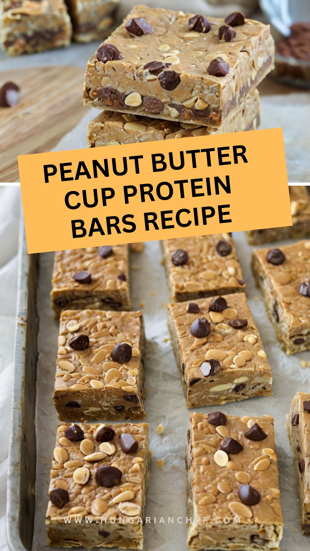 Peanut Butter Cup Protein Bars Recipe Peanut Butter Cup Protein Bars Recipe