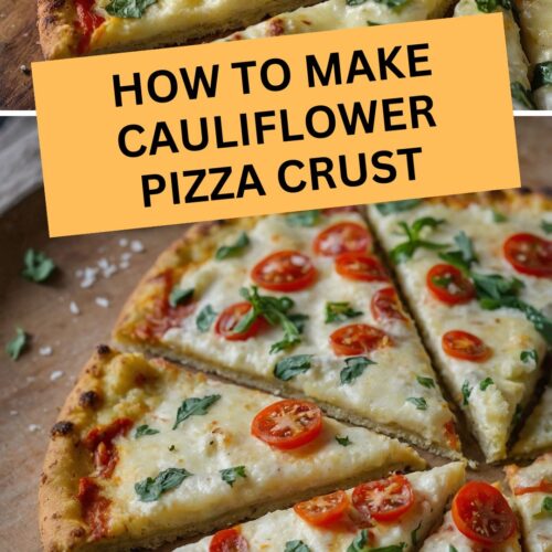 how to make cauliflower pizza crust