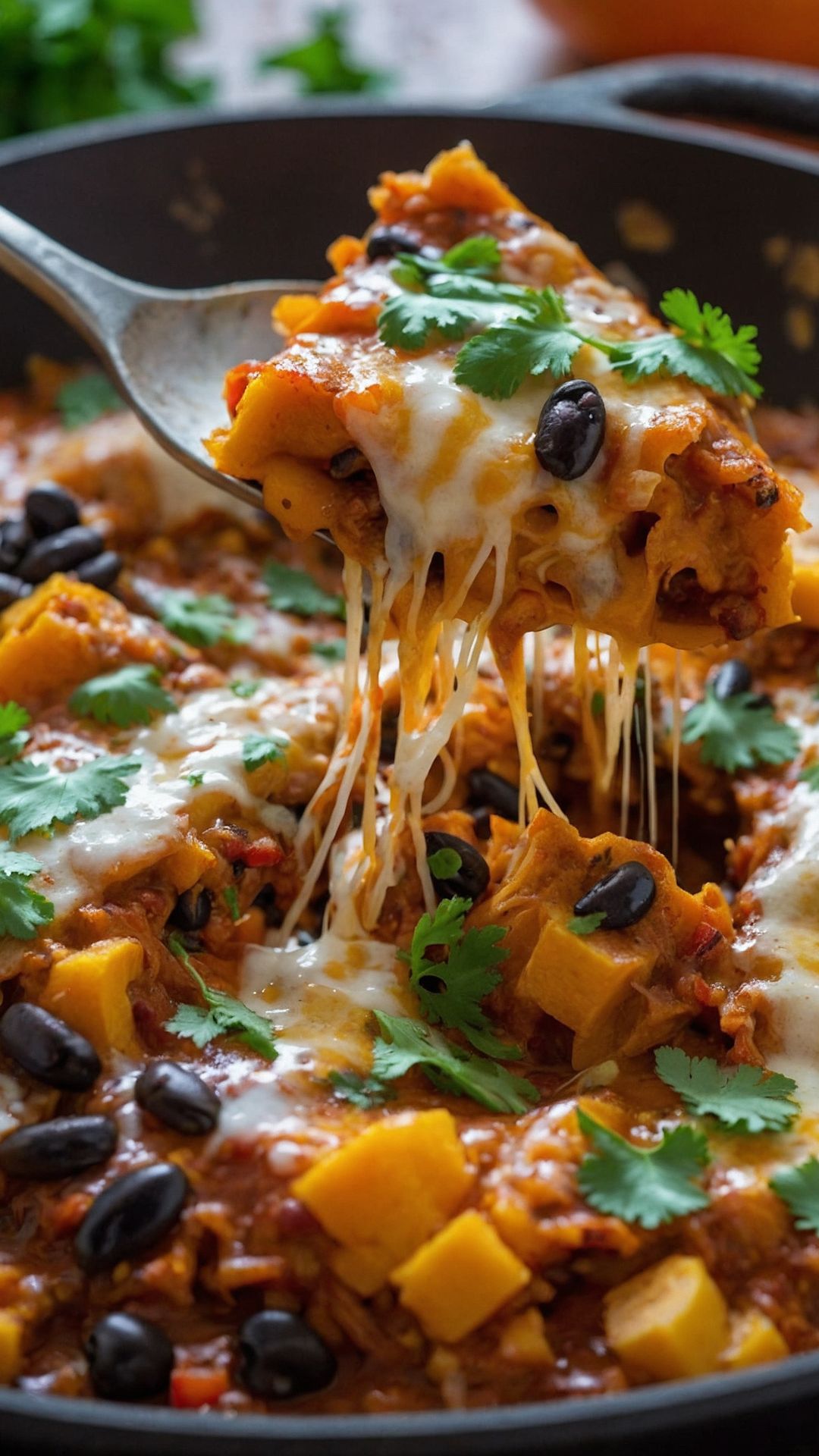 how to make butternut squash and black bean enchilada skillet how to make butternut squash and black bean enchilada skillet