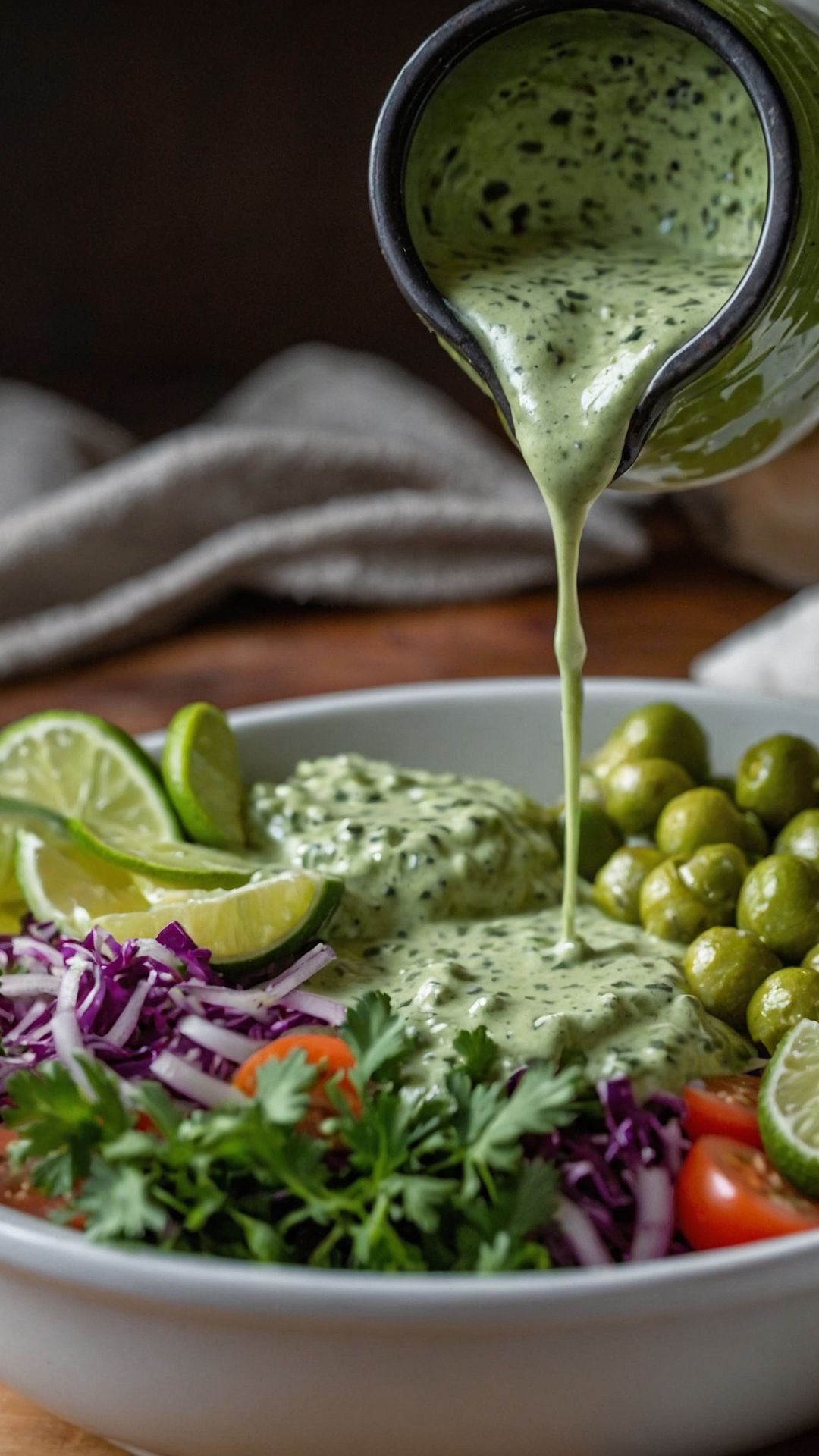 how to make cilantro lime dressing
