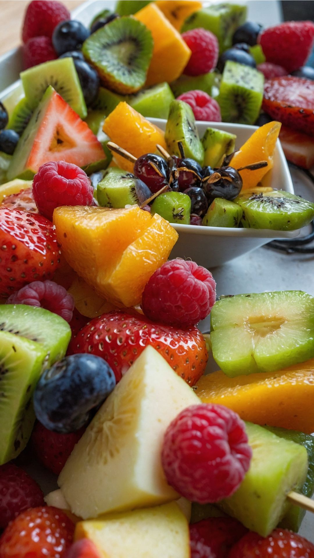 how to make fruit skewers Recipe how to make fruit skewers Recipe