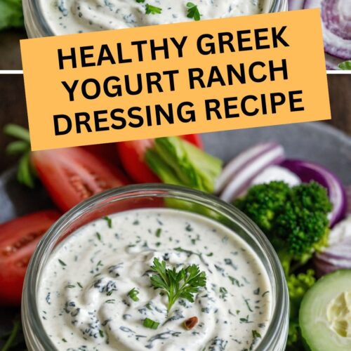 healthy greek yogurt ranch dressing