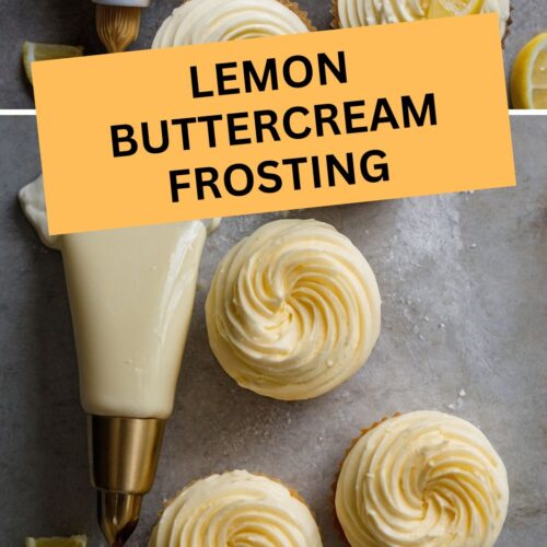 lemon buttercream frosting