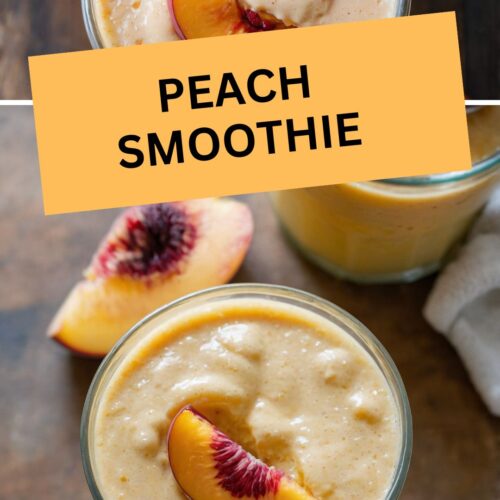 peach smoothie