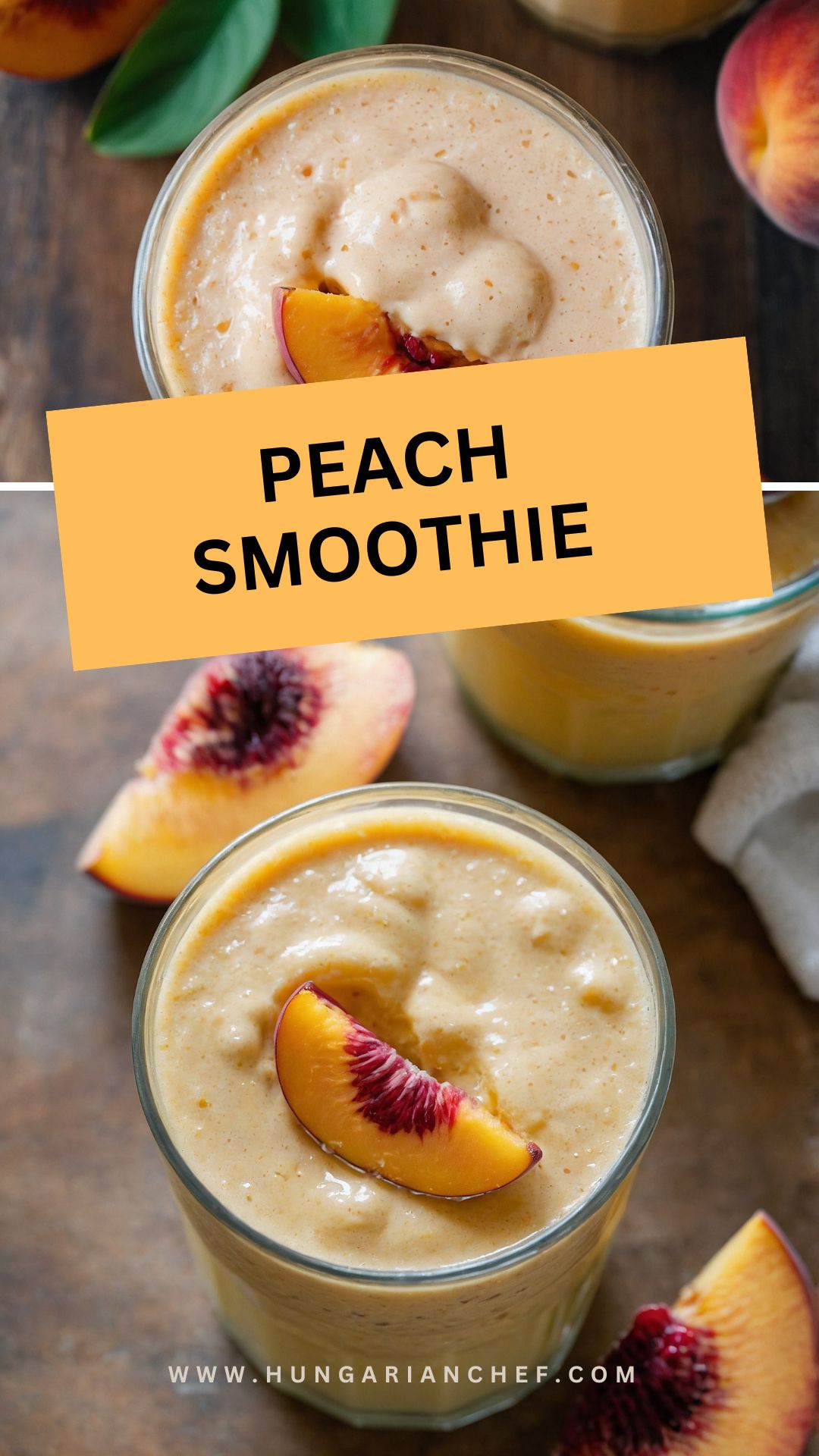 peach smoothie