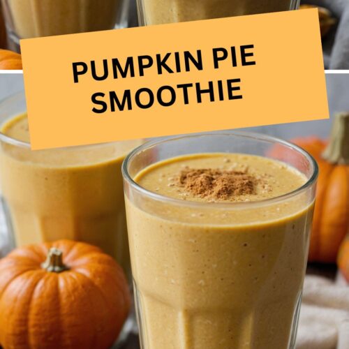 pumpkin pie smoothie