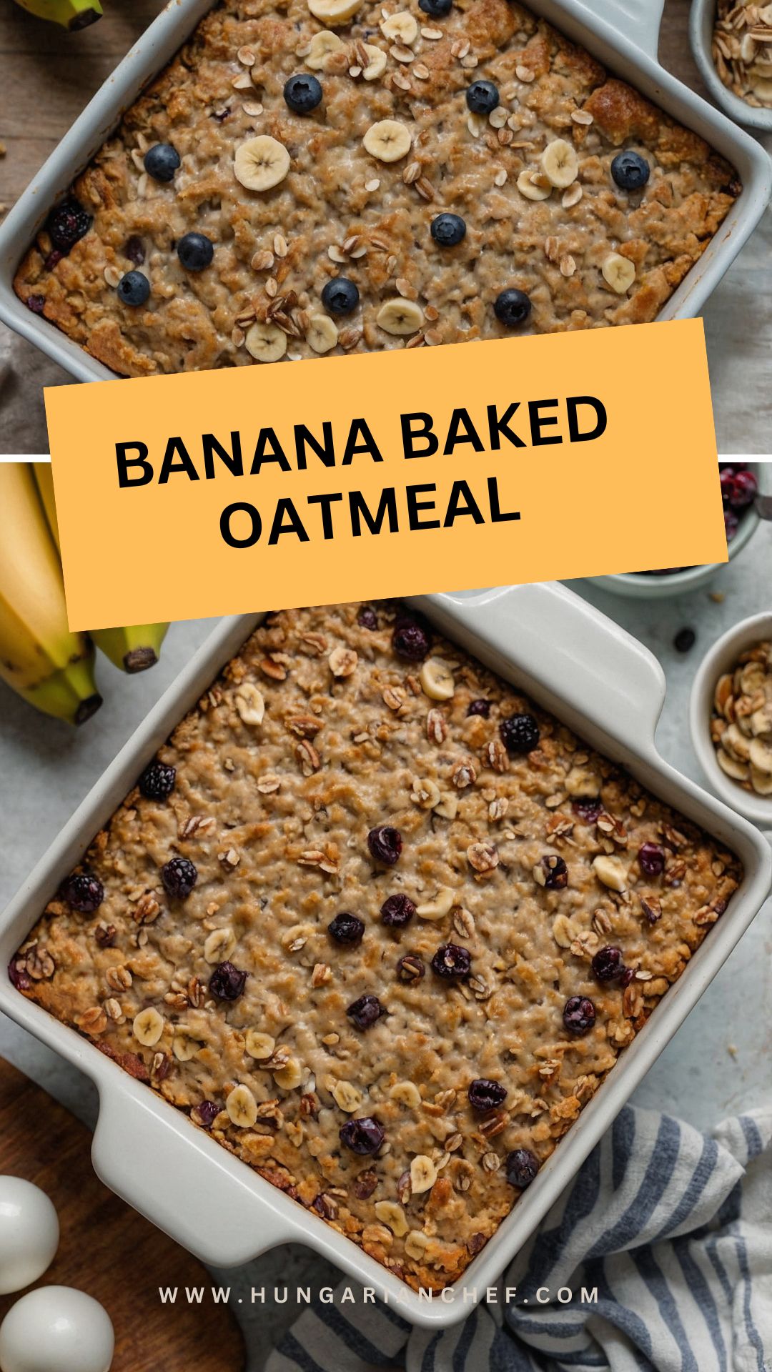 banana baked oatmeal