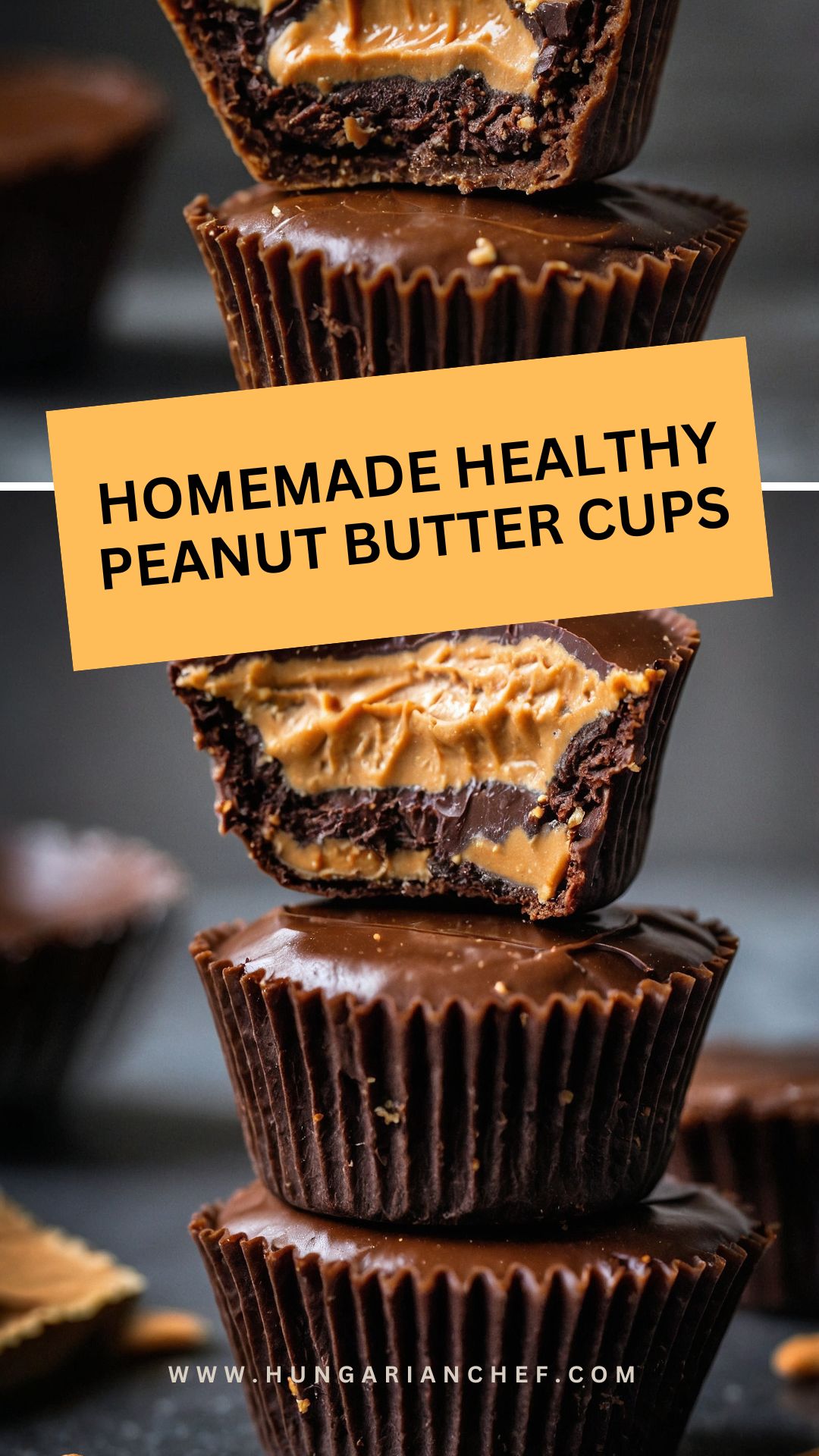 homemade healthy peanut butter cups