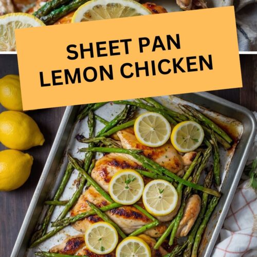 sheet pan lemon chicken