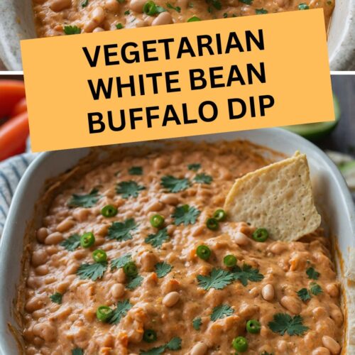 vegetarian white bean buffalo dip