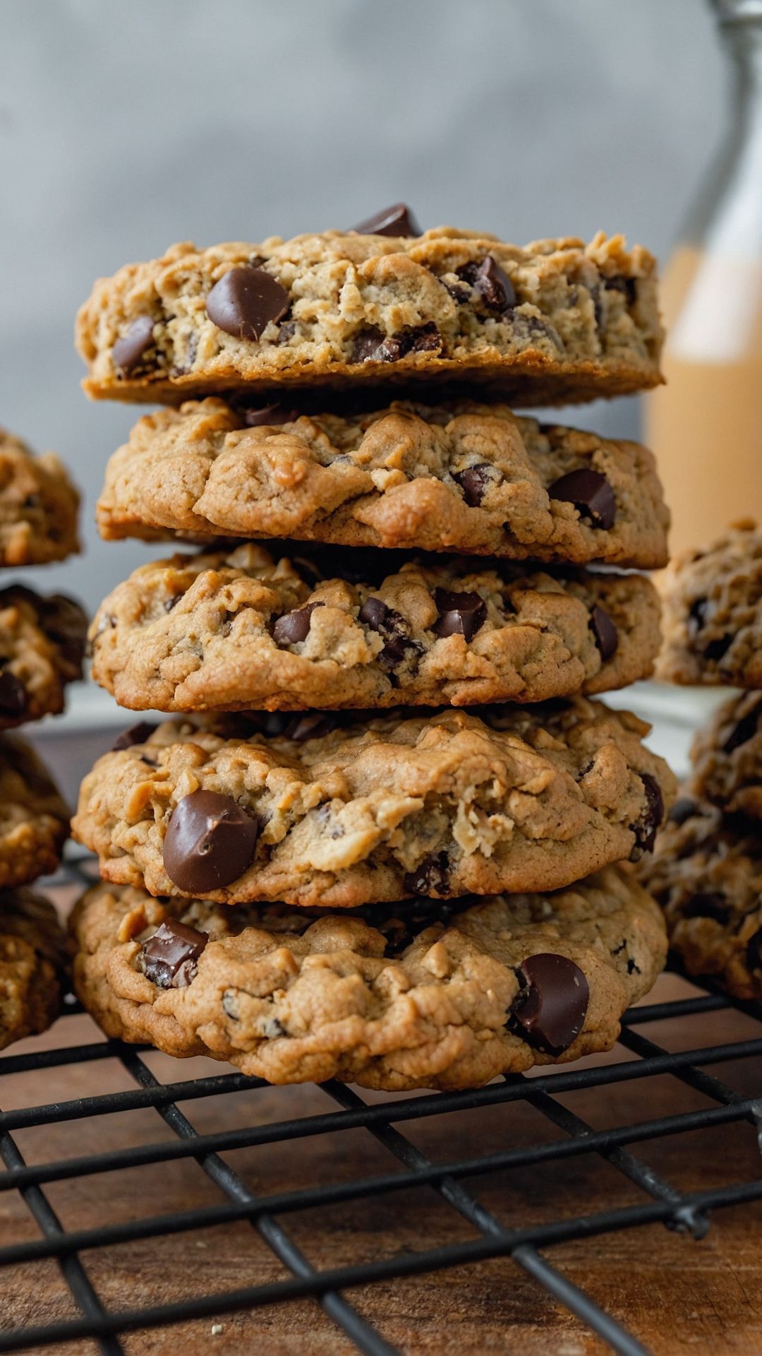 How to make Peanut Butter Oatmeal Chocolate Chip Cookies