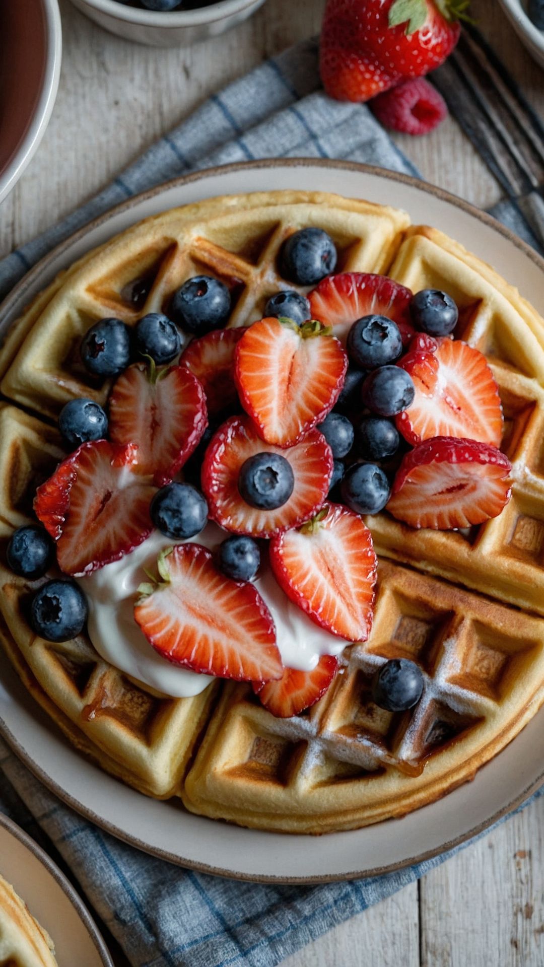 how to make grandmas buttermilk waffles