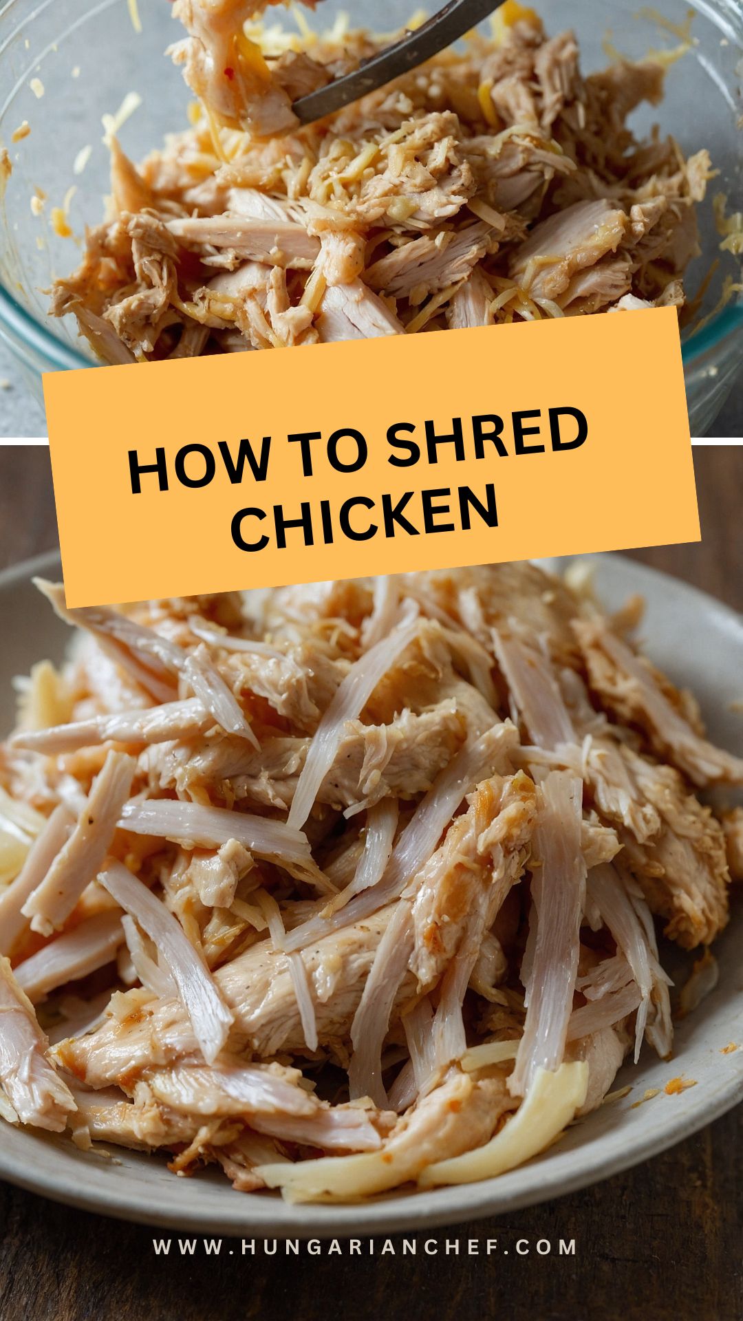 how to shred chicken