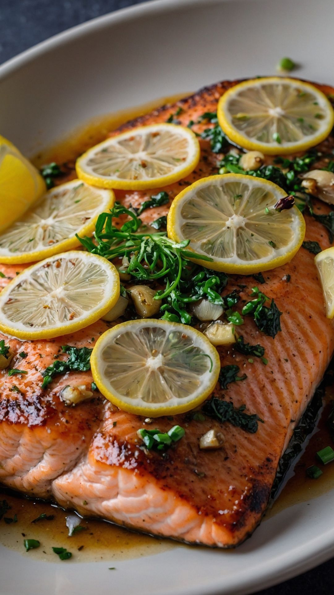 how to make lemon garlic salmon