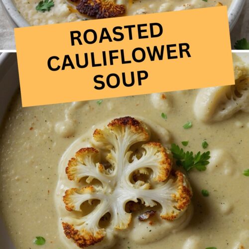 roasted cauliflower soup