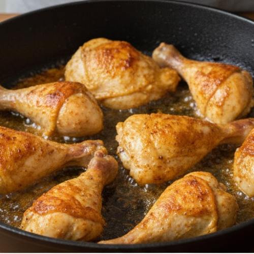 Step 5: Brown the Chicken