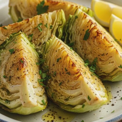 Roasted Cabbage Wedges Recipe